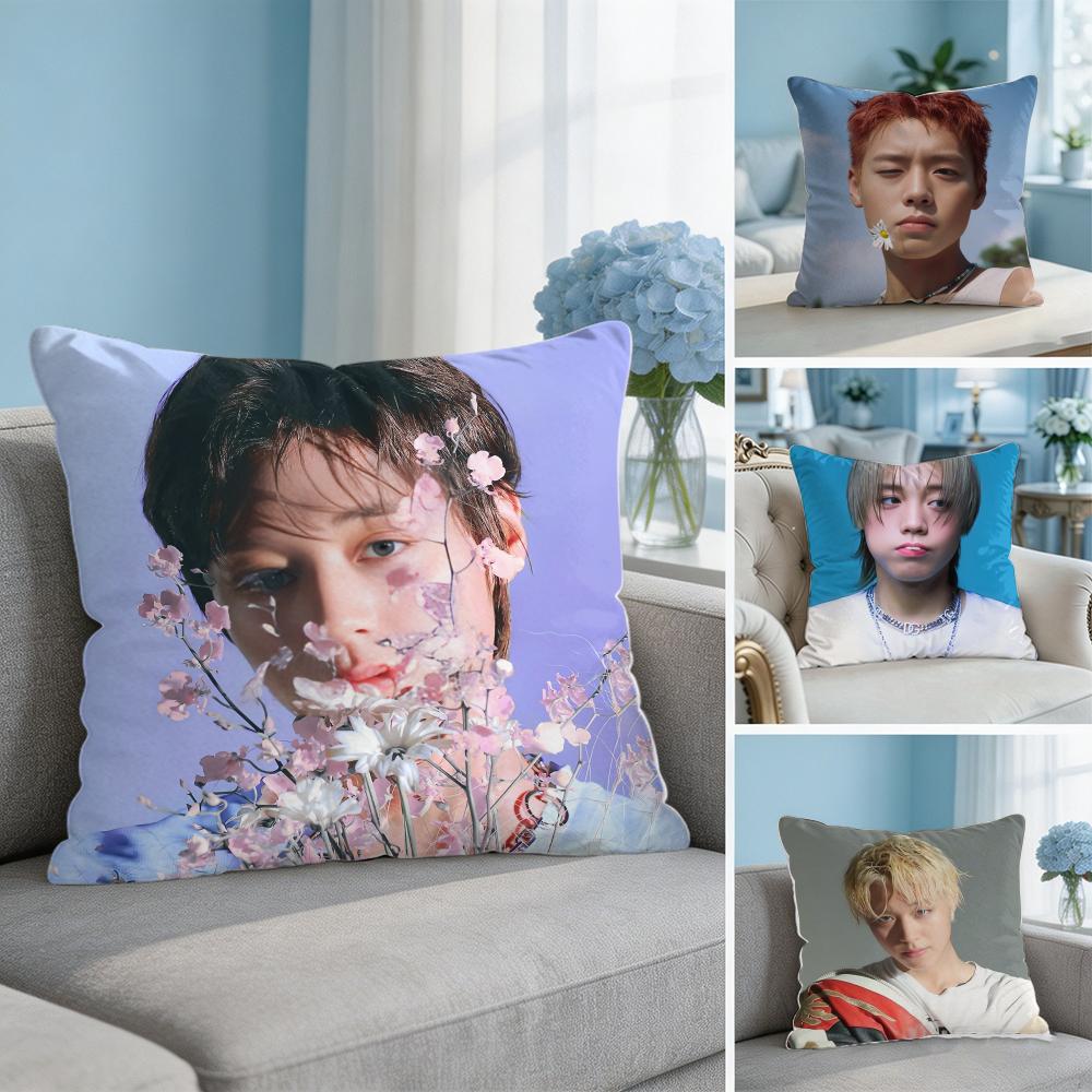 PPark JiHoon Singer Cushion Cover Square Pillow Bedroom Sofa Leisure Comfort Living Room Home Decoration X