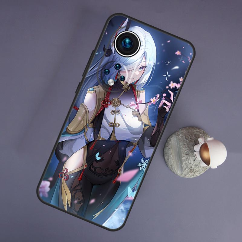 

Чехол Genshin аниме Shenhe для Huawei Honor Magic 5 Lite 70 50 X8 X9 a P20 P30 P40 P50 P60 Pro P Smart Nova 9 5T Huawei P30 Pro