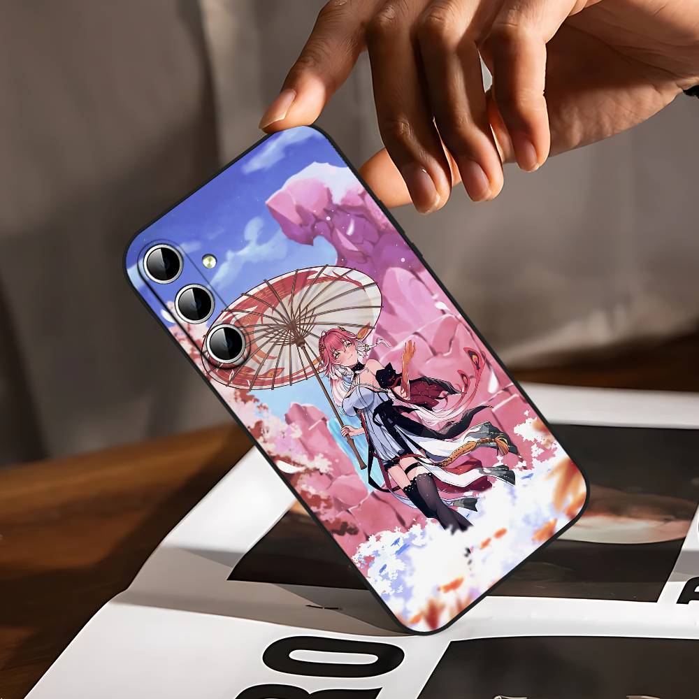 

Changli From Wuthering Waves Phone Case For Samsung Galaxy S24/S25/S22/S30/Note20/Lite/Ultra/5G/Plus/FE Soft Black S20fe