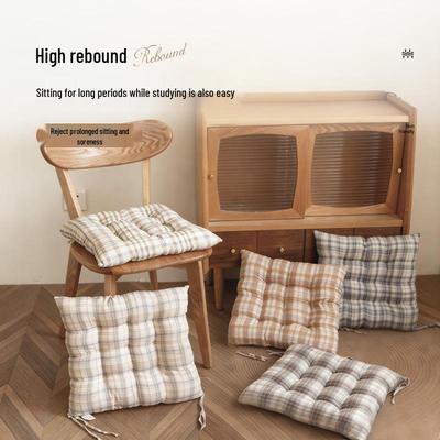 Thickened Non-Slip Winter Pearl Cotton Seat Cushion for Long-Sitting Office Chair