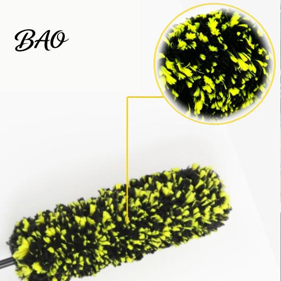 Car Detailing Accessories 1/2/3Pcs Microfiber Wheel Barrel Brush, No Scratch Cleaner with Narrow Gap Cleaning Tool Ergonomic Handle, Tire Rim for