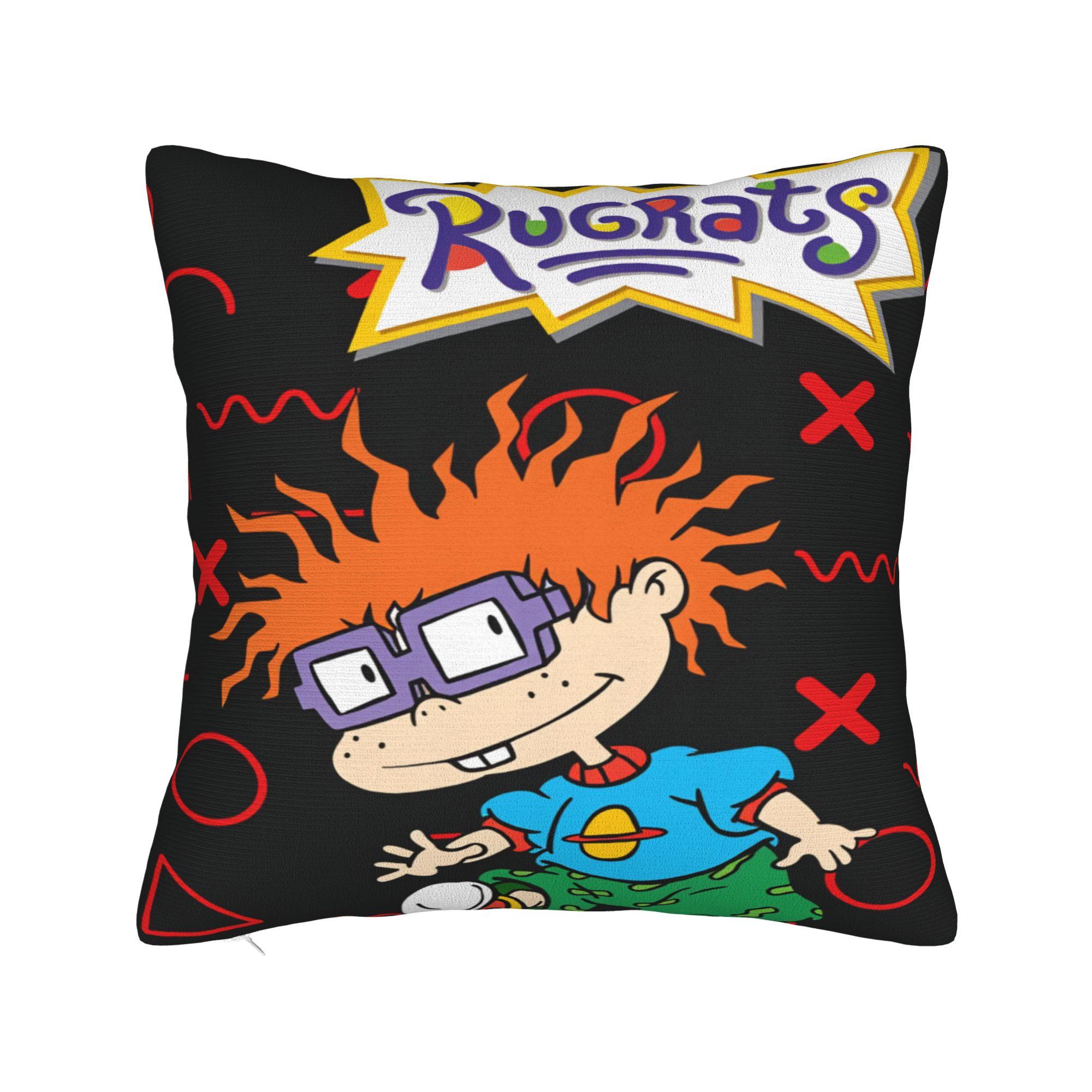 Rugratsed Chuckie Finster Anime Pillow Case  Design Pillow Cover For Sofa Home Decor Fashion Pillowcases 12x12Inch