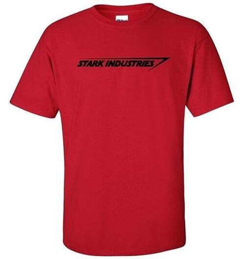 Stark Industries t shirt man  MAN t shirts Clothing Cotton T Shirt Top Free Shipping Tee Shirts Oversize Streetwear For Men S