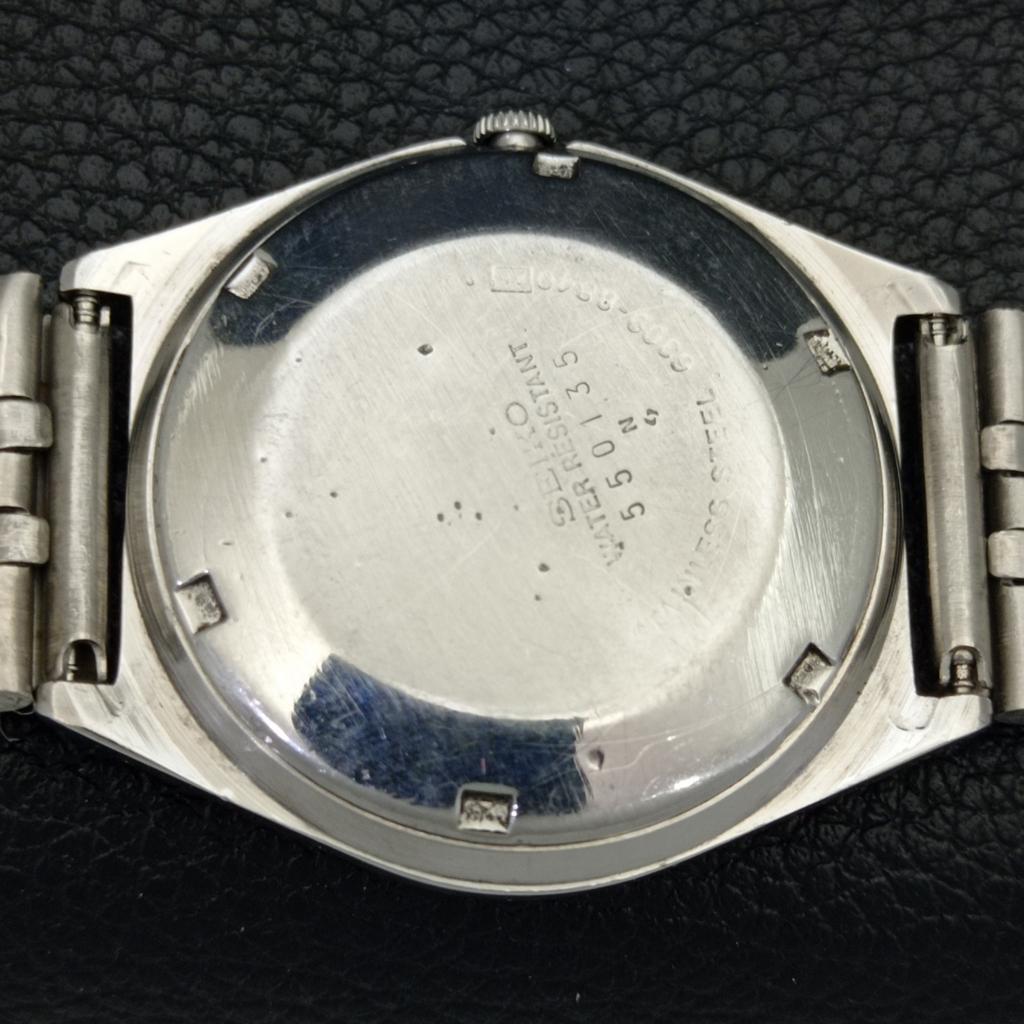 GENUINE VINTAGE SEIKO AUTOMATIC 6309A JAPAN MENS BROWN DIAL WATCH a702321-5 R124-a702321