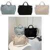 Stylish Casual Large Capacity Tote Bag For Women In Chic Korean Design With Vintage Texture