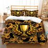 3D Digital Printing Gorgeous Quilt Cover and Pillowcase 2/3 Single Double Bed Home Textiles Soft Bedding Set Gift