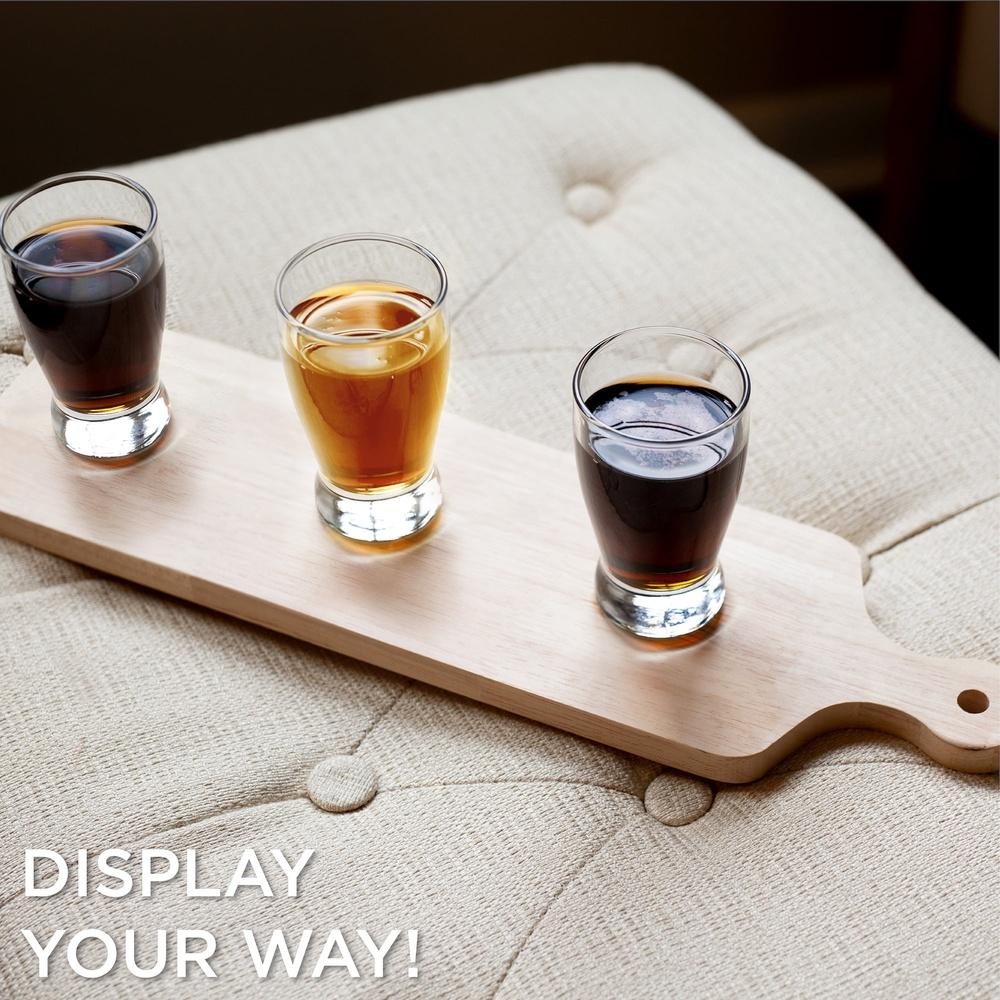 Customizable Long Wooden Board with Handle Personalized Oak Serving Tray Entertaining Kitchen Decor Gift Chefs 16x4.45in