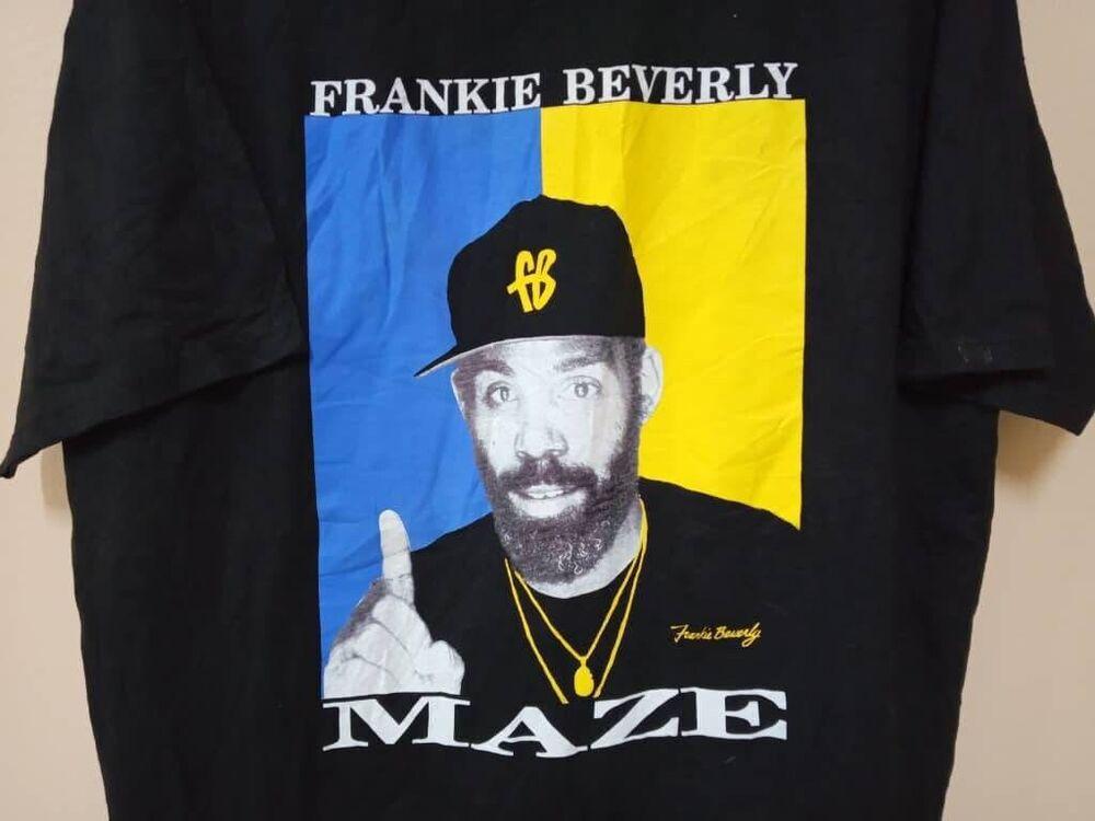 New Maze Band Frankie Beverly Heavy Cotton Black Full Unisex Shirt Unisex T-Shirt