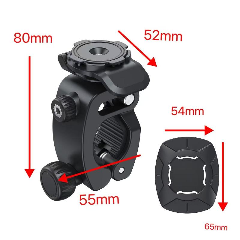 Universal Motorcycle Handlebar Phone Mount Adjustable Clamp 360 Rotation Holder for Bike Cycling Road Ride Fit All Cellphones