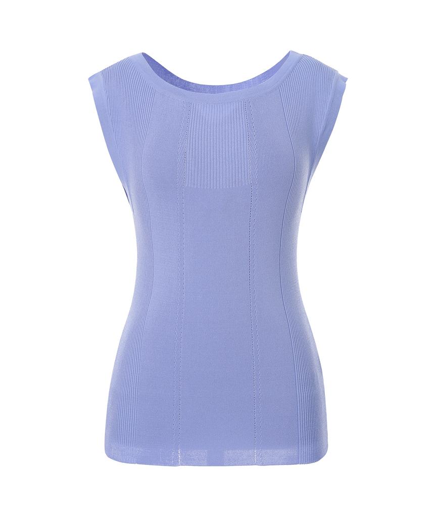 SOUP Ribbed Cap Sleeve Knit (Oa5Skt1)