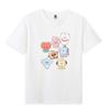 Baumwoll Unisex T-Shirt für Unisex Koreanische Mode Locker Teenager Übergröße Plus Size Oberteile im Angebot Bedruckt Grafik Om