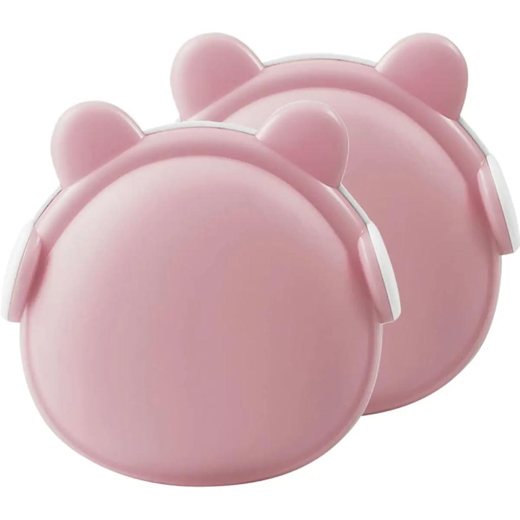 2 Stück Nachtlichter zum Einstecken in die Wand, automatischer Dämmerungssensor, Kopfhörer-Bär, niedliches LED-Nachtlicht für Kinder, Kinderzimmer-Schlafzimmer-Dekoration