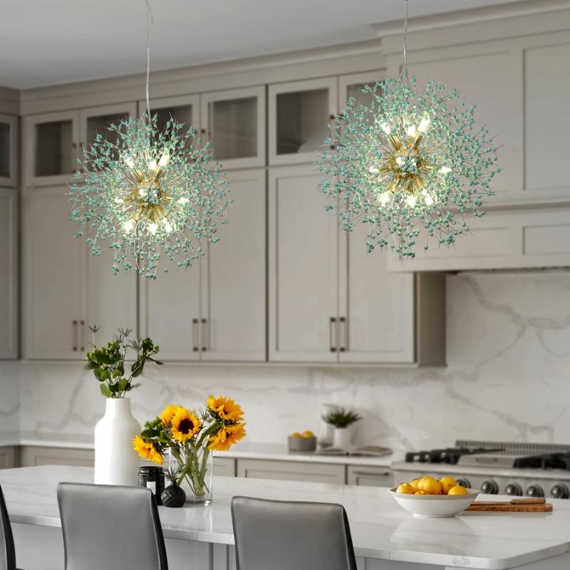 Dandelion Chandelier Lighting Pendant Lamp for Living Room Dining Room Home Decoration