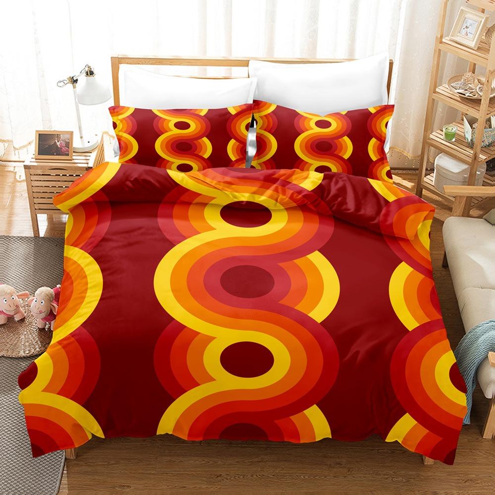 Art Design Bedding Sets Comforter Quilt Bed Cover Duvet Cover Pillow Case 2-3 Pieces Sets Kids Adult Size Home Decoration