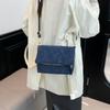 Trendy Women Crossbody Bag Fashi Texture Simple and Versatile Shoulder Bag Large Capacity Lightweight and Casual Saddle Bag