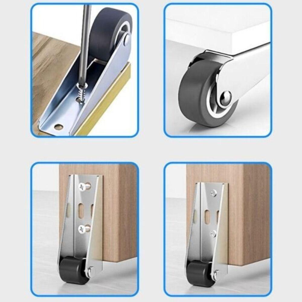Geräuschlose rechtwinklige Richtungsrollen Mühelose Möbelrolle Haushalt