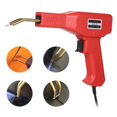 Zestaw do spawania tworzyw sztucznych do naprawy zderzaków, zestaw pistoletu do zszywacza na gorąco do pęknięć zderzaków samochodowych 50 W spawarka ze zszywkami szczypcowymi