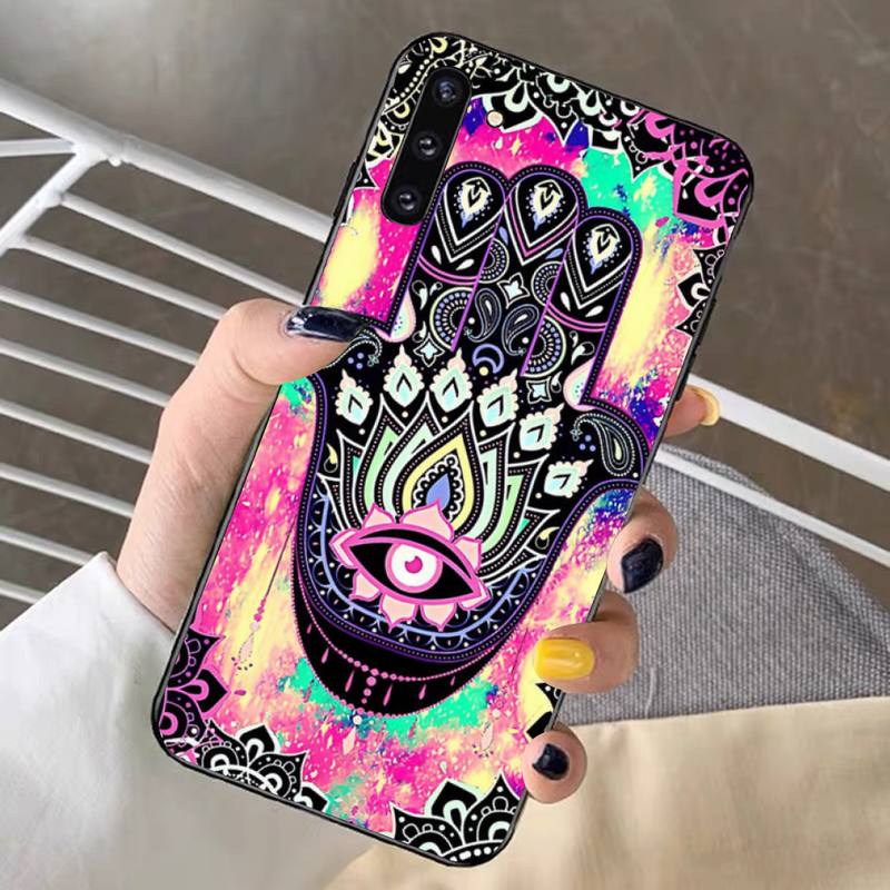 Mandala Chakra Yoga Phone Case for Samsung Note 5 7 8 9 10 20 Pro Plus Lite Ultra A21 12 72