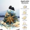 1PC Star CloudOutdoor Flannel Blanket - Soft Plush Decor for Picnics, Camping, Bedroom, Playroom, Office, or Lunch Break 1237A