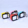 Retro TV LED Keychain Mini Television Pendant with Sound Light-up Keychain Backpack Charm for Night Visibility Fun Accessories