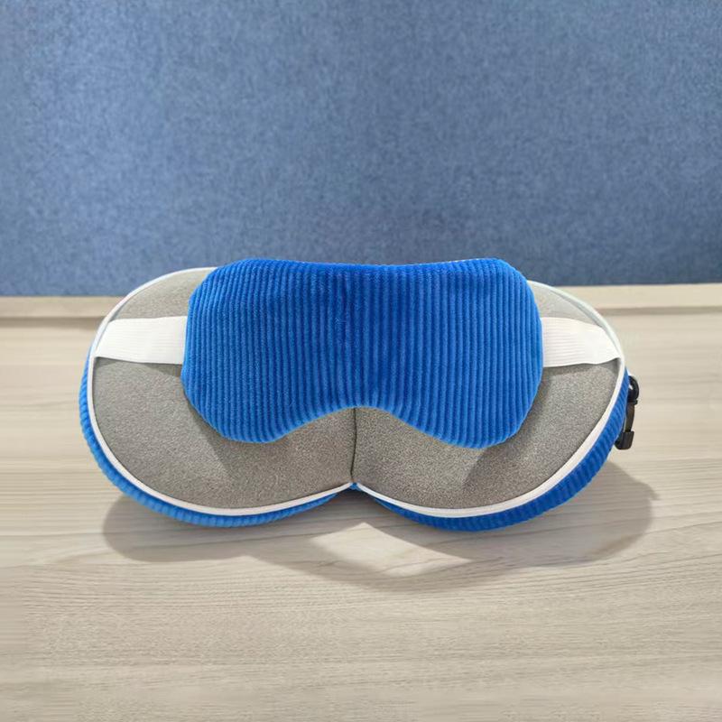 

U-Shaped Travel Pillow with Light-Blocking Sleep Mask