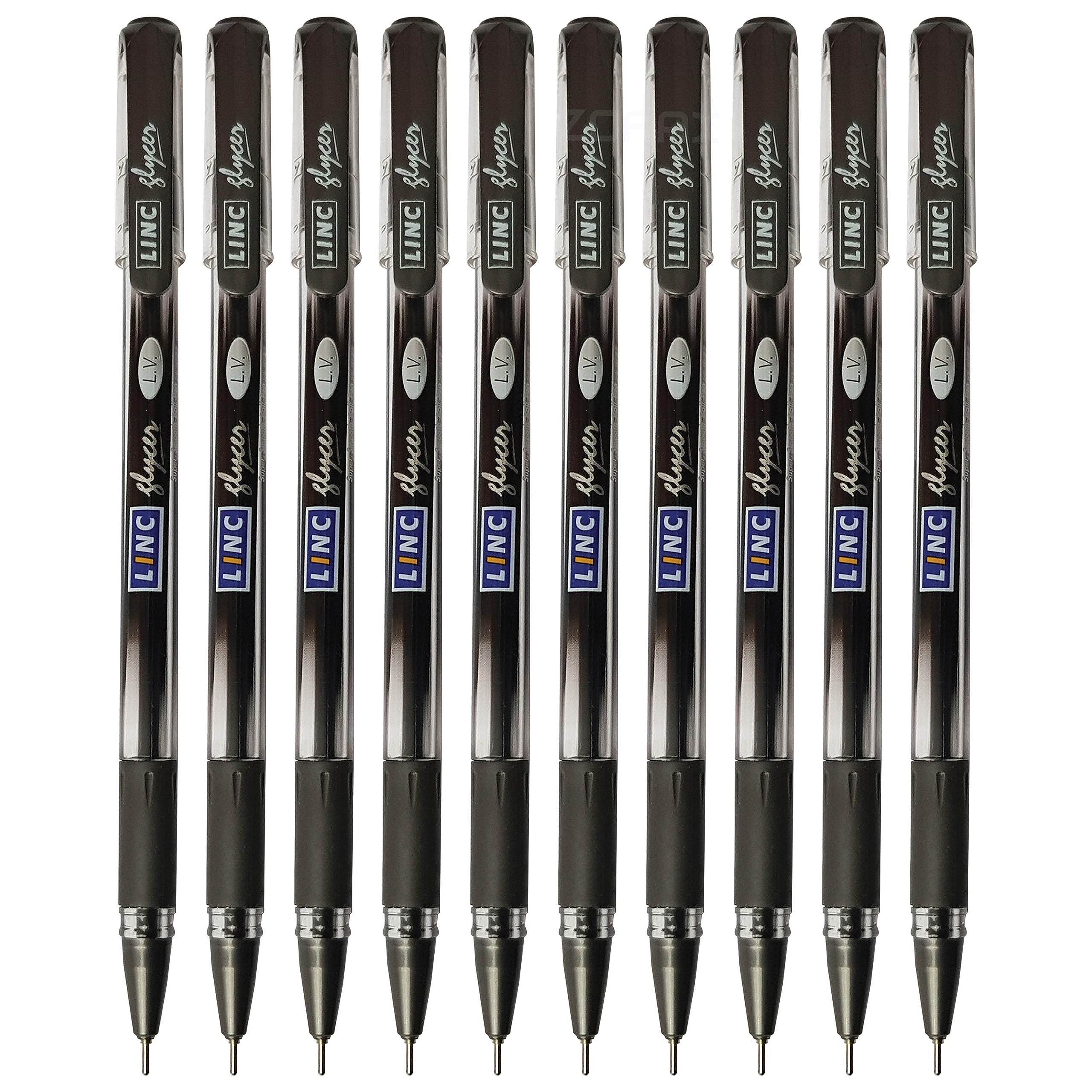 Linc Glycer 0.6 mm Ball Pen | Black Ink, Pack Of 20 151 чёрный