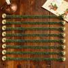 Garland Ties 8 Piece Wreath Hanger With Bells Garland Ties For Stairs For Christmas Tree Lights Bows Stairs Railing Holiday