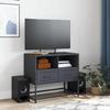VidaXL Meuble TV anthracite 68x39x60,5 cm acier, support TV, buffet TV, armoire hifi, banc TV, armoire en métal, meuble 846550