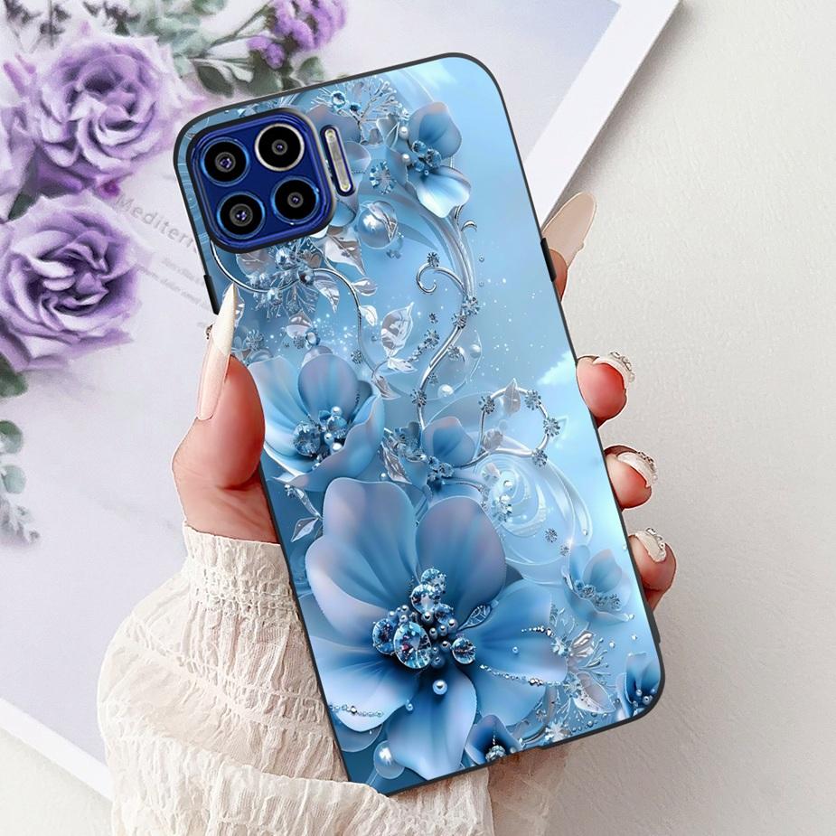 For Motorola Moto One 5G Case Luxury Fashion Painted Cover 6.7'' Soft TPU Phone Case For Motorola One MotoOne 5G Back Cover Bags