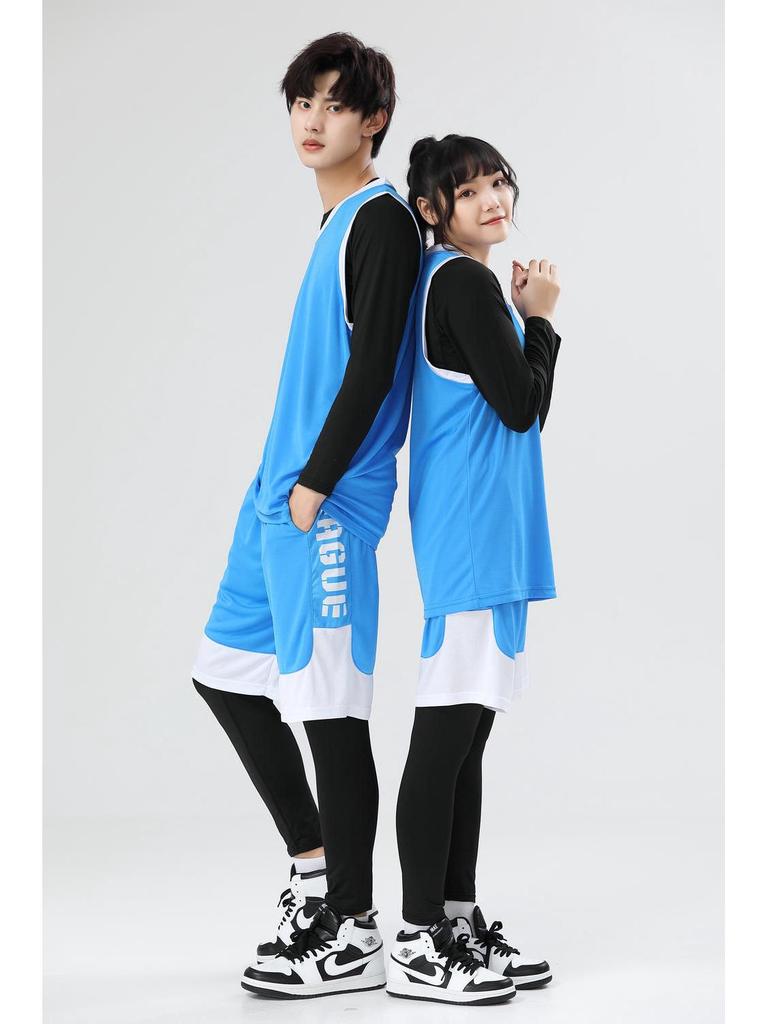 Quick-Drying Breathable Basketball Uniforms for Kids & Adults - Summer Training Suits