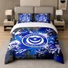 3Pcs Bedding SetPortsmouth FC Soft Bed Sheet and Two Pillowcases Home Bedroom Decor