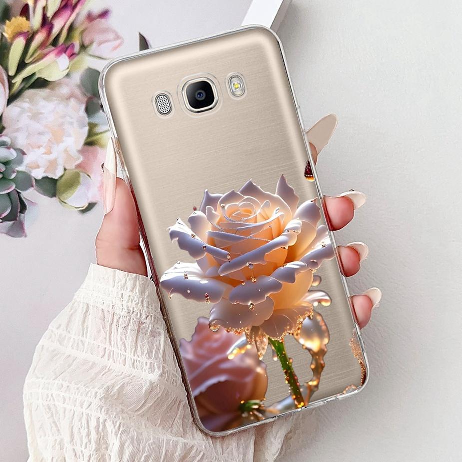 For Samsung Galaxy J5 2016 Case SM-J510F Luxury Fashion Painted Cover Soft Slim Phone Case For Samsung J3 J5 J7 2016 Fundas Bags
