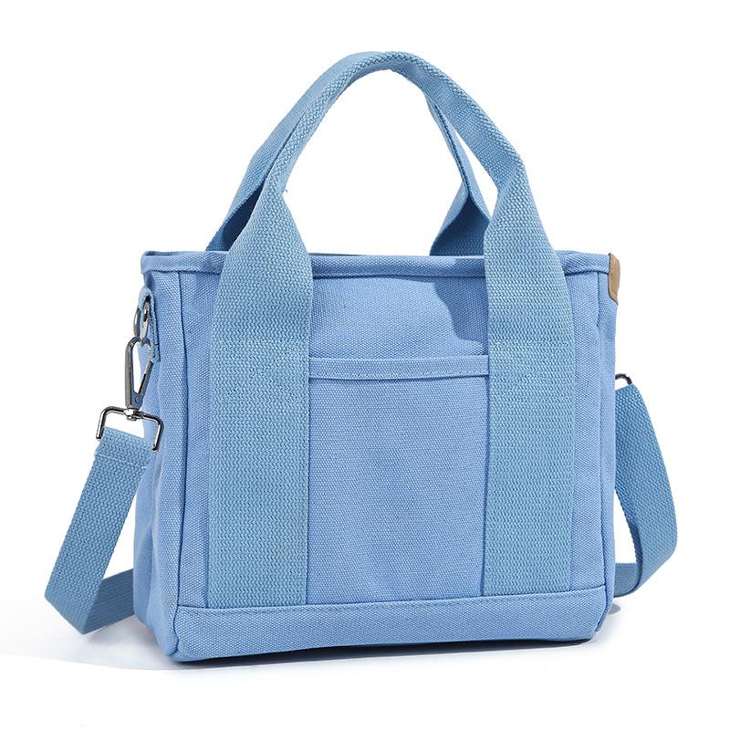 Canvas Bag, Handbag, Crossbody, Bento Bag, Large Capacity Mother and Baby Bag, Fashionable and Trendy Shoulder Bag
