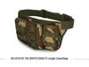 Triple Pocket Tactical Camo Waist Bag: Waterproof, Small, Outdoor, Cycling, and Mountaineering Sports Pack