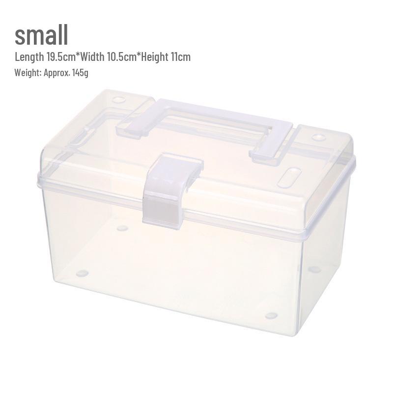 Multifunctional Transparent Jewelry & Snack Storage Organizer - Portable Desktop Plastic Earbud Box