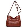 Washed Leather Women's Single-shoulder Bag Fashionable Single-shoulder Bag Women's Soft Leather Crossbody Bag