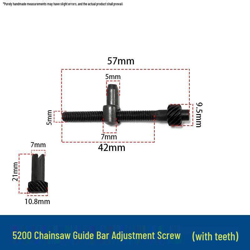 Electric Chainsaw Tensioning Screw Rod for 5016/6018 Guide Bar Adjustment