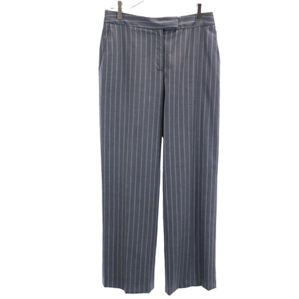 Salvatore Ferragamo Made In Italy Wool Stripe Suit Setup I 42 Gray Women Used