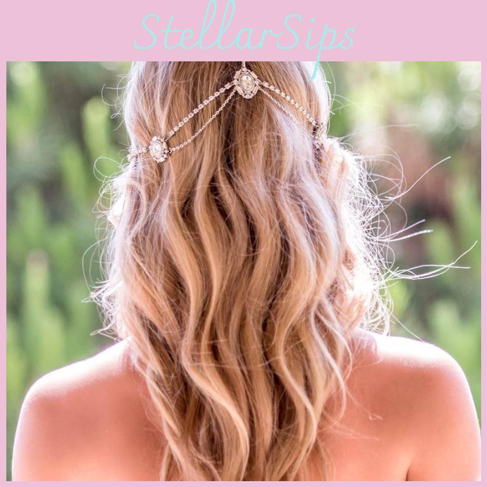 Elegant Rhinestone Decoration With Multi Layer Chain Design Women Necklace For Wedding And Travel Gift