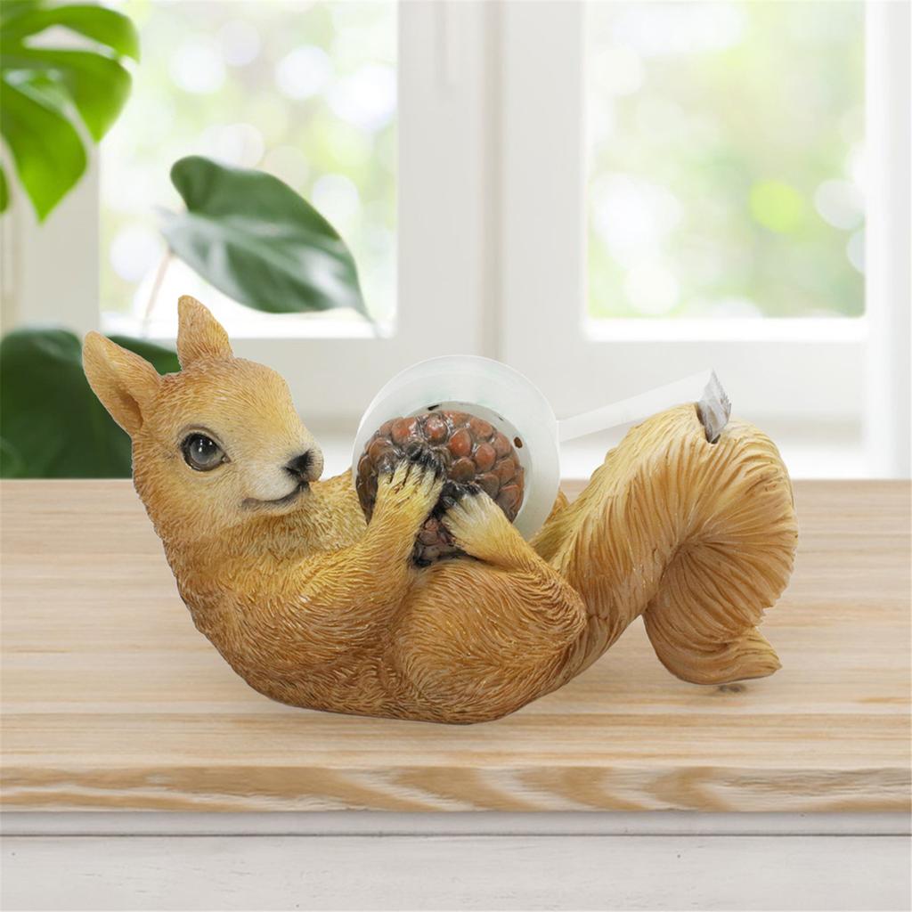 Cartoon Animal Tape Cutter Squirrel Tape Dispenser School Office Supplies Packaging Tape Cutter Tape Cutting Base