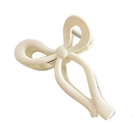 

Зажим для головы в виде акулы, дизайн Grace Bowknot, элегантный экологически чистый головной убор, нескользящий однотонный зажим в виде акулы