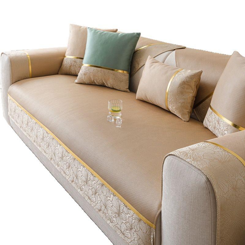 Mat Ice Silk Sofa Cushion New  Summer Summer Sofa Cover All-Inclusive Universal Cover Non-Slip Sofa Cover Towel