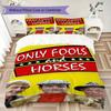 Only Fools and Horses Muster Bettwäsche Steppdecken-Set Steppdeckenbezug Kissenbezug Heimdekoration Geburtstagsgeschenk (1 * Bettbezug + 2 * Kissenbezug ohne Füllung)102