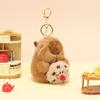 Capybara Plush Keychain Pendant – Cute Bag Ornament Toy Hanger