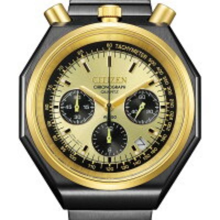 CITIZEN TSUNO CHRONO RECORD LABEL × TiCTAC AN3704-53P watch