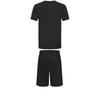 Adidas Taekwondo Round Neck Pullover Breathable Short Sleeve T-Shirt Comfortable Lace-Up Simple Shorts Casual Sports Set ADICLTS24CTK-BG+S21ATMSH3T-BW