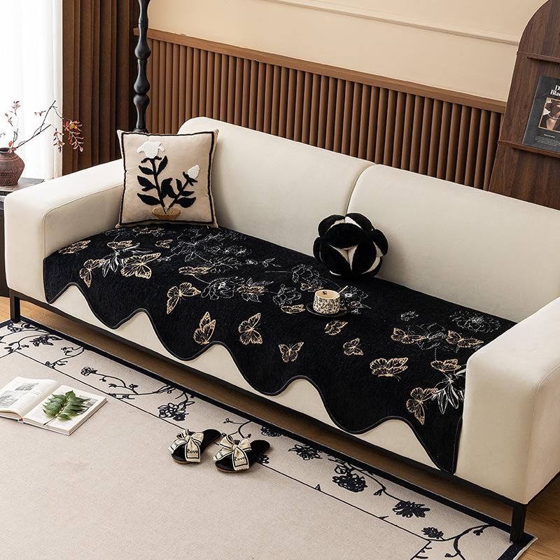 Light Luxury Special-Shaped Sofa Cushion Butterfly Universal Butterfly Chenille Non-Slip Seat Cushion Sofa Towel Simple Cushion
