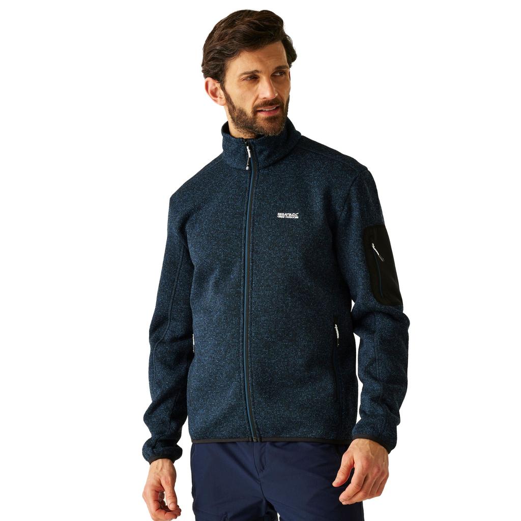 Regatta Mens Newhill Marl Full Zip Fleece Jacket