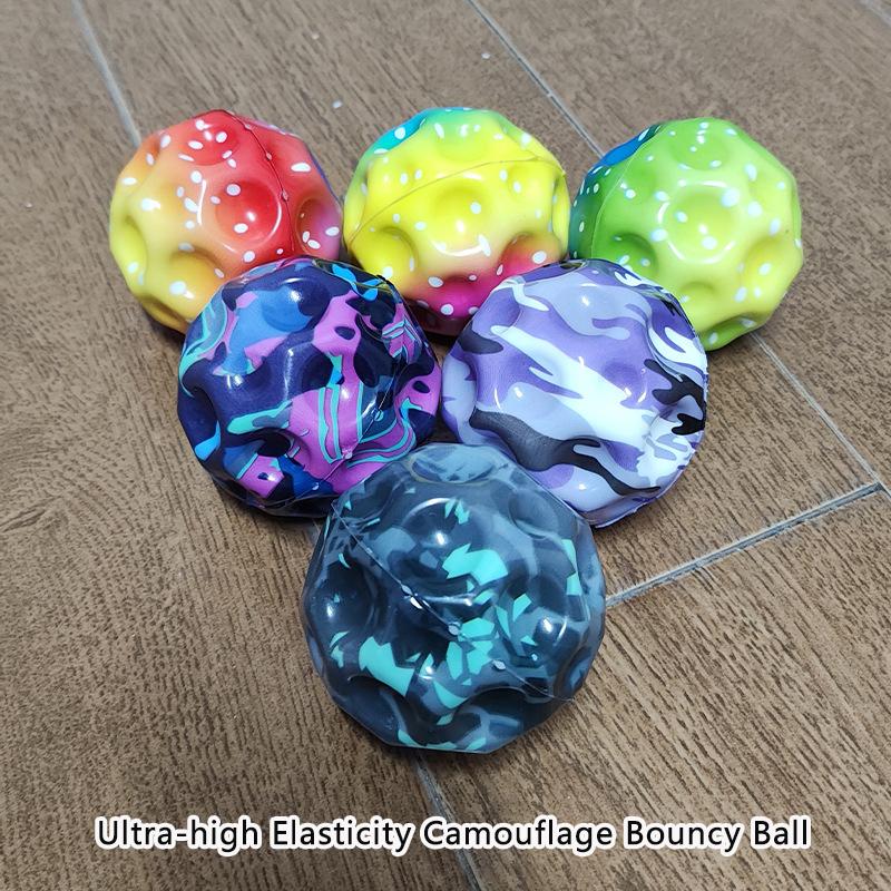 Style Extreme High Bouncing Ball Space  Jump Ball Moonball Hand Eye Coordination Balle Rebondissante Kinder Speelgoed