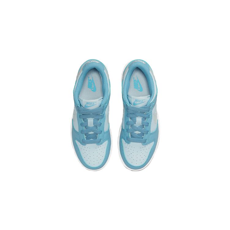 Nike Dunk Low PS Aura Clear Çocuk Spor Ayakkabı Mavi Aşınmış-Mavi Beyaz DH9756-401